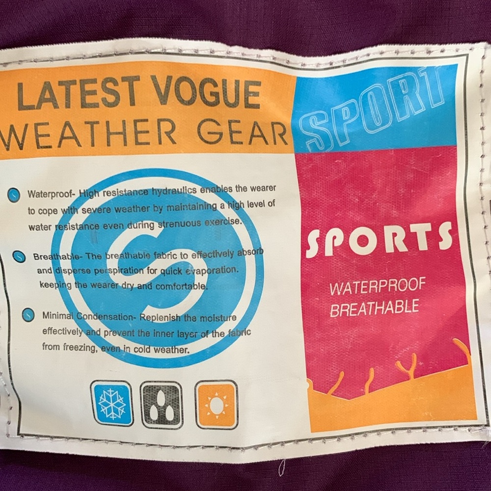 Women's Moerdeng Purple water proof Insulated Hooded Winter Parka - Picture 8 of 10